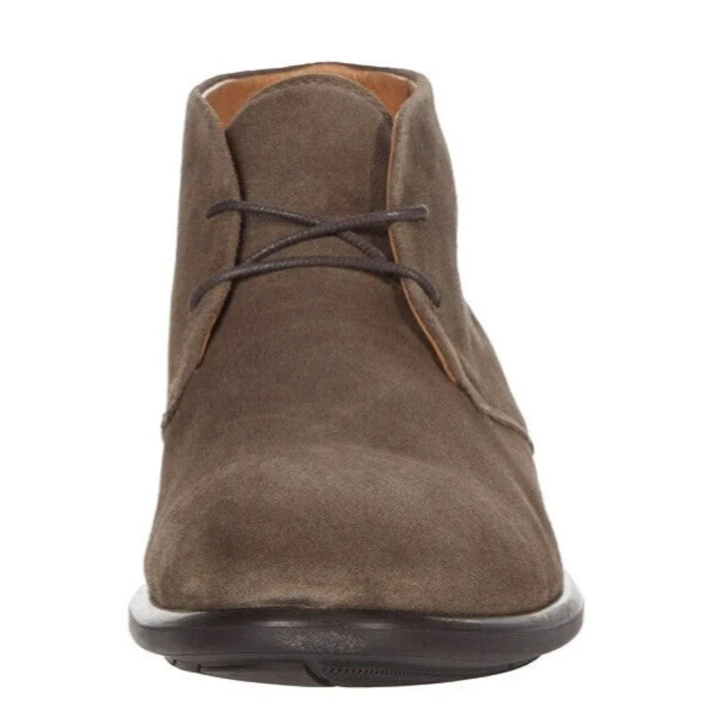New ECCO Citytray Chukka Boot Dark Clay Men’s Shoes 45 Us 11 11.5 Suede Leather
